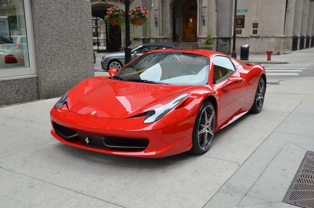 Ferrari 458 Hire Manchester, Bradford, Luton, York, Harrogate, Huddersfield, London, Knightsbridge