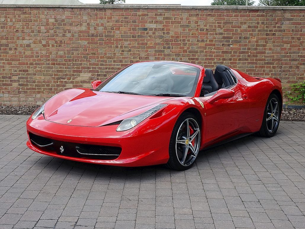 Ferrari 458 Spider Hire Bradford